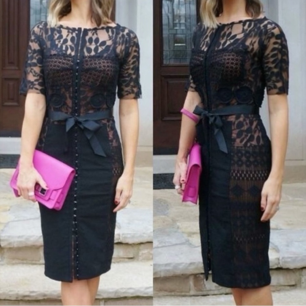 BYRON LARS BEGUILE ANTHROPOLOGIE CARISSIMA SHEATH DRESS
